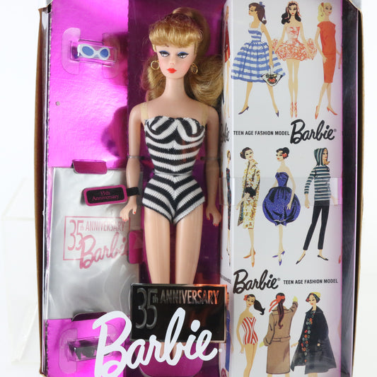 1959 Barbie Doll 35th Anniversary Mattel 11590 1993 iconic original style with vintage packaging