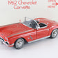 1962 Chevy Corvette Convertible Roman Red Danbury Mint 1:24 Diecast 
