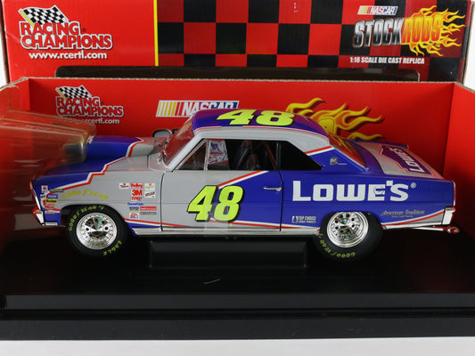 1966 Chevy Nova Jimmie Johnson Lowes #48 Stock Rods Racing Champions 1:18 76332