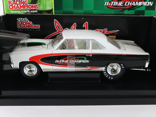 1966 Chevy Nova Pro Stock White John Force Racing Champions 1:18 1 Of 2084 77450