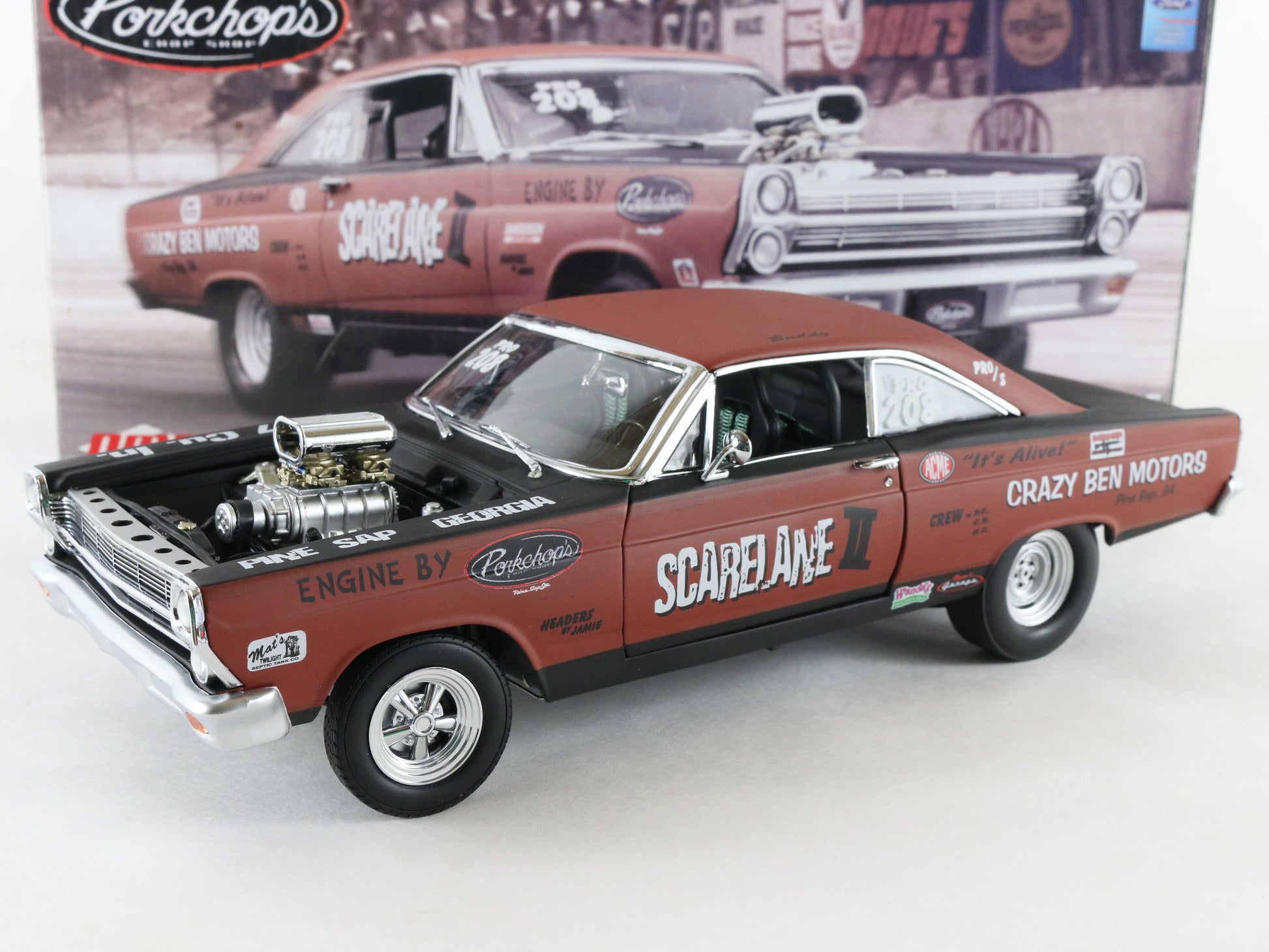 1967 Fairlane Selane II 208 Porkchops Crazy Ben GMP 1:18 1 Of 996 G1801123