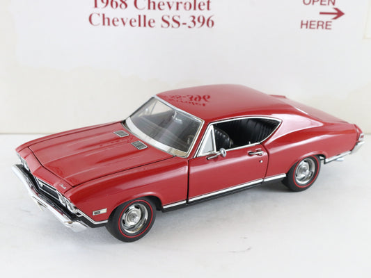 1968 Chevy Chevelle SS 396 Red Danbury Mint 1:24 Diecast Car