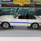 1969 '69 Ford Shelby Mustang GT500 White Blue American Muscle ERTL 1:18 7943