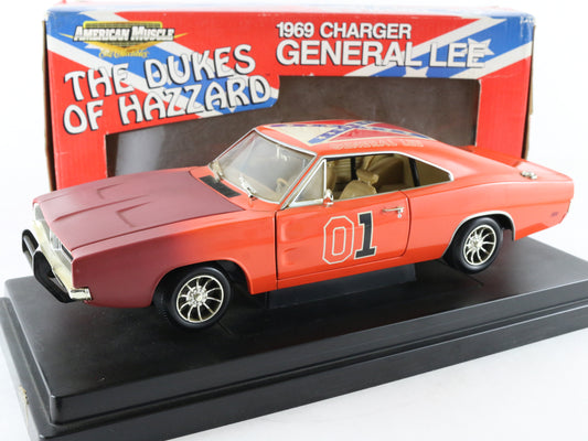 1969 Charger General Lee Dukes Hazzard Race Day American Muscle ERTL 1:18 Car