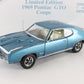 1969 Pontiac GTO Coupe Light Blue Danbury Mint 1:24 Diecast 680