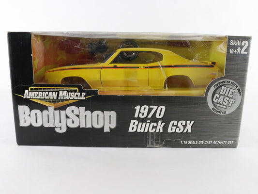 1970 Buick GSX Yellow Body Shop American Muscle ERTL 1:18 Model 36520