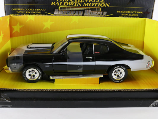 1970 Chevy Camaro Baldwin Motion Black American Muscle ERTL 1:18 Diecast 32070