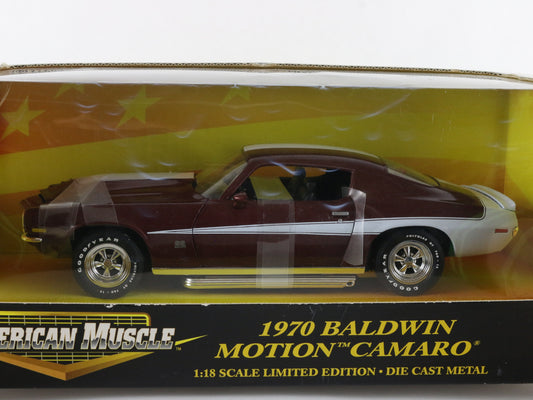 1970 Chevy Camaro Baldwin Motion Red White American Muscle ERTL 1:18 32516 LE