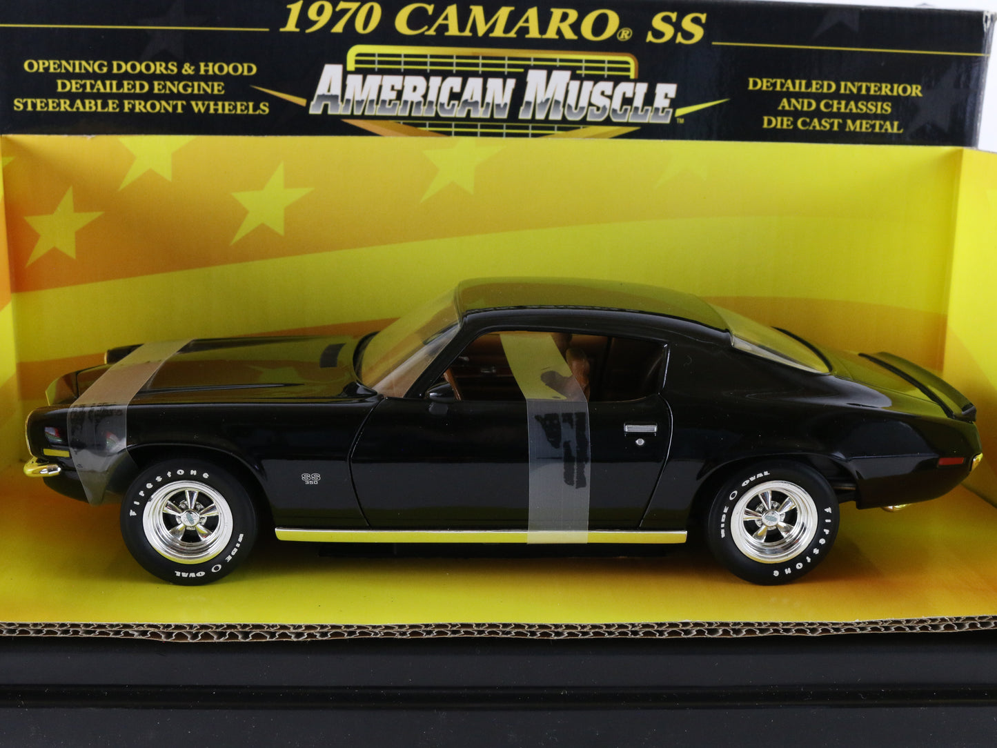 1970 Chevy Camaro SS Black American Muscle ERTL 1:18 Model 32515