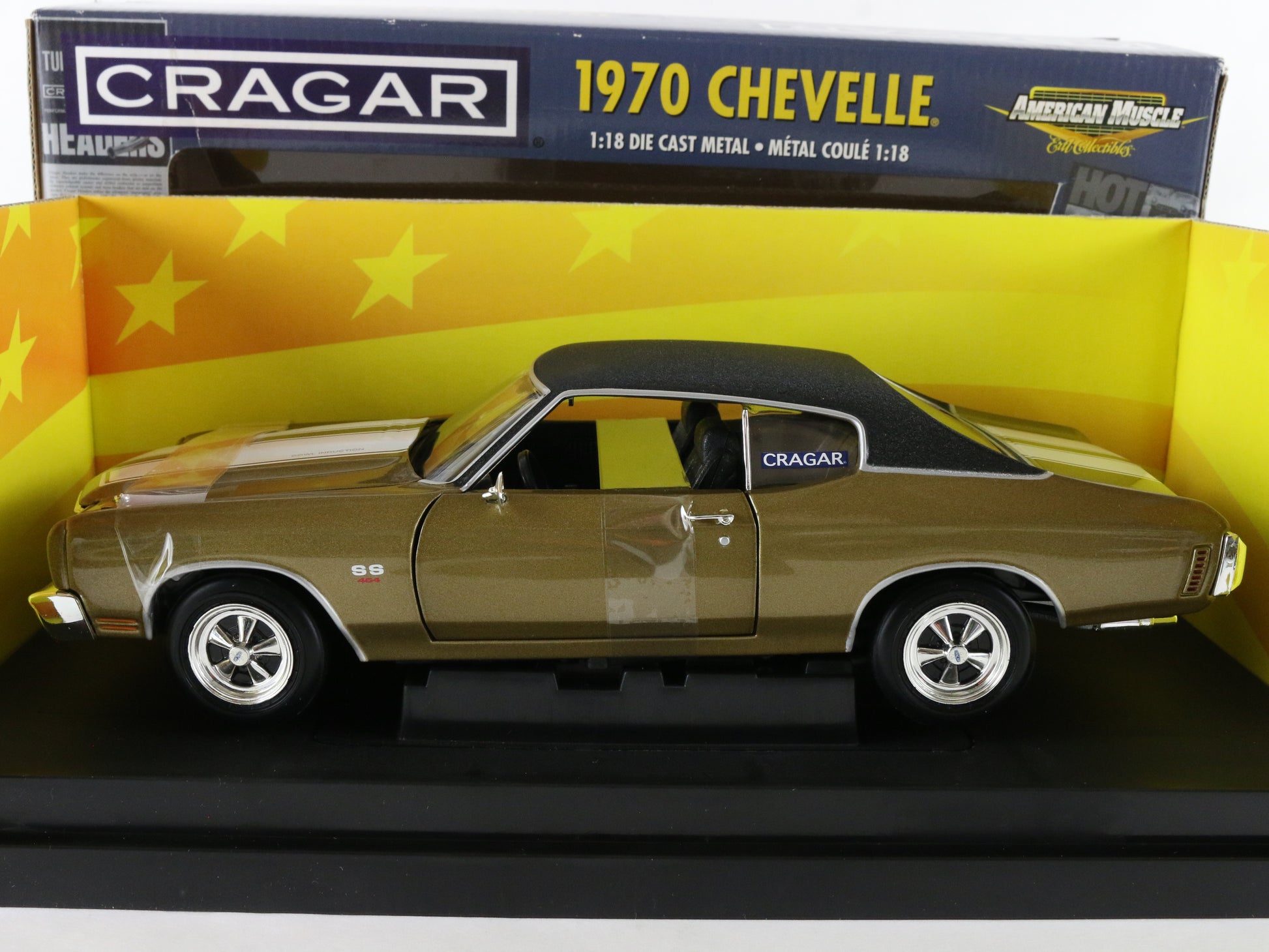 1970 Chevy Chevelle Cragar Gold American Muscle ERTL 1:18 Model 36684