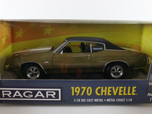 1970 Chevy Chevelle Cragar Gold Black American Muscle ERTL 1:18 Model 