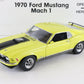 1970 Ford Mustang Mach 1 Fastback Yellow Black Danbury Mint 1:24 Diecast 