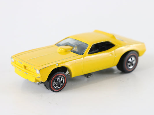 1970 Redline Hot Wheels Don Prudhomme Snake Enamel Yellow 1:64