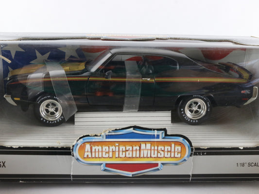 1971 Buick GSX Black Gold ERTL American Muscle 1:18 Diecast Model 7604