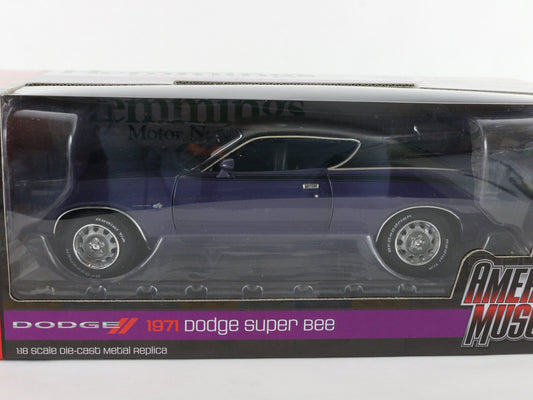 1971 Dodge Super Bee Hemmings Motor News American Muscle Auto World 1:18 Purple