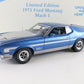 1971 Ford Mustang Fastback Mach 1 Blue #1163/5000 Danbury 1:24 Diecast 