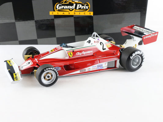 1976 Ferrari 312T2 #2 Red & White Grand Prix Classics Exoto 1:18 Model Car