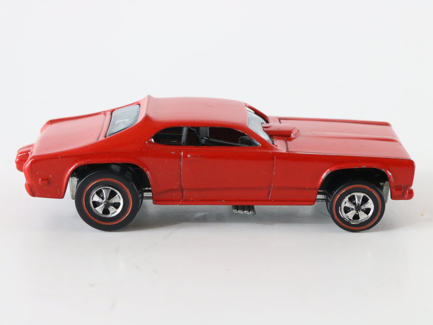 Hot Wheels Redline McEwen Mongoose Plymouth Red Mattel 1:64 USA 6410 NO DECALS