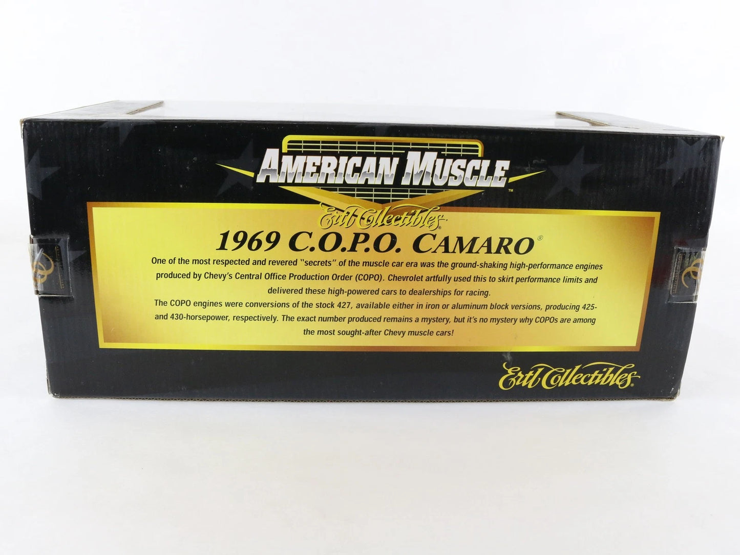 1969 Chevy Camaro COPO Silver American Muscle 10 Year ERTL 1:18 Diecast 36673
