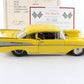 1957 Chevrolet Bel Air Pro Street Hardtop Yellow Danbury Mint 1:24 Model Car
