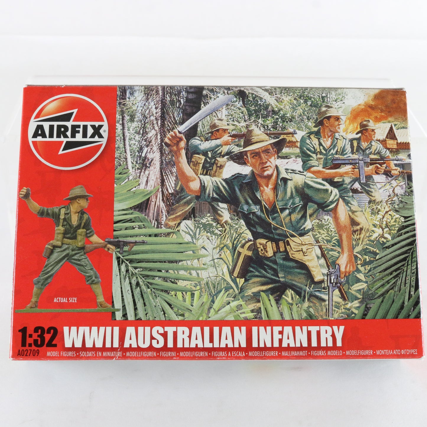 Australian Infantry WWII WW2 Airfix 1:32 A02709 Plastic Soldier Figures