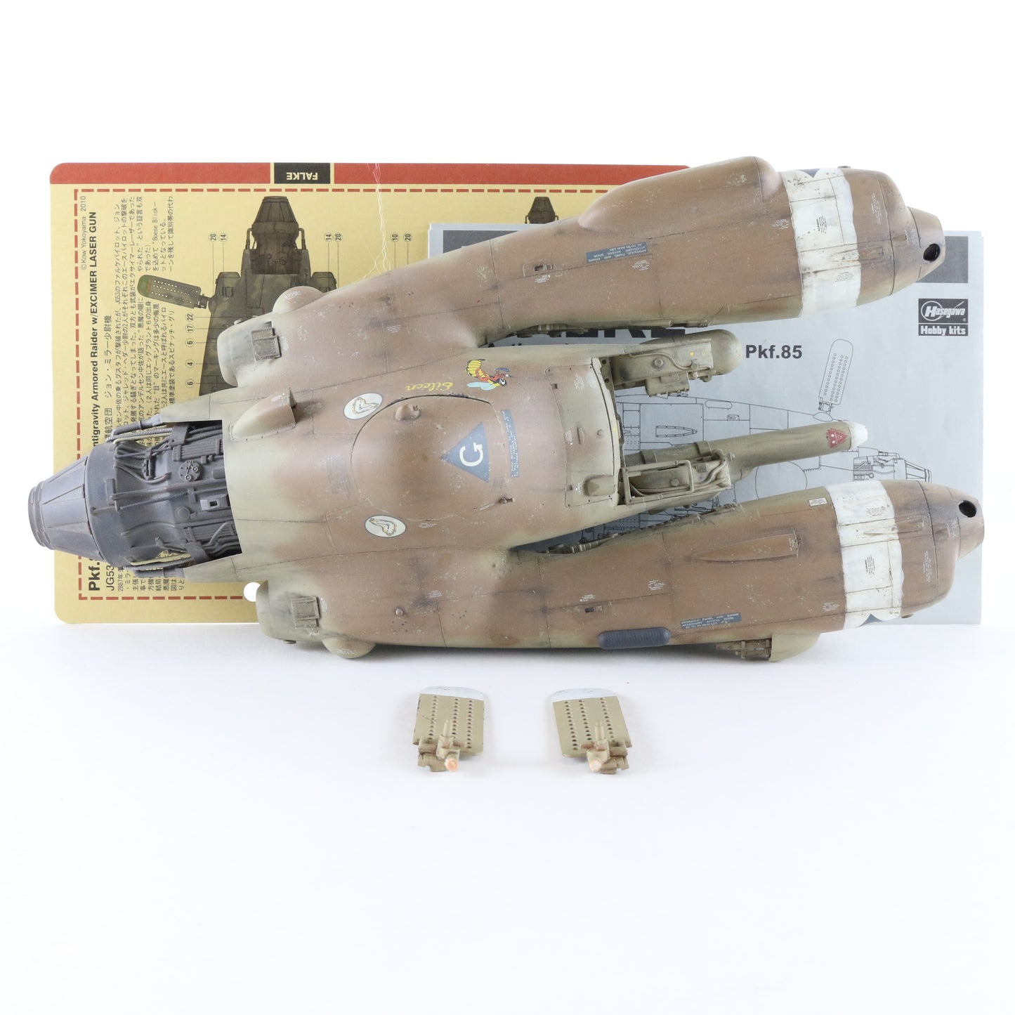 Ma.k. Hasegawa Falke Antigravity Armored Raider Pkf.85 1/20 Built Maschinen K