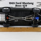 1969 Ford Mustang Boss 429 Black Danbury Mint 1:24 Diecast Model Car