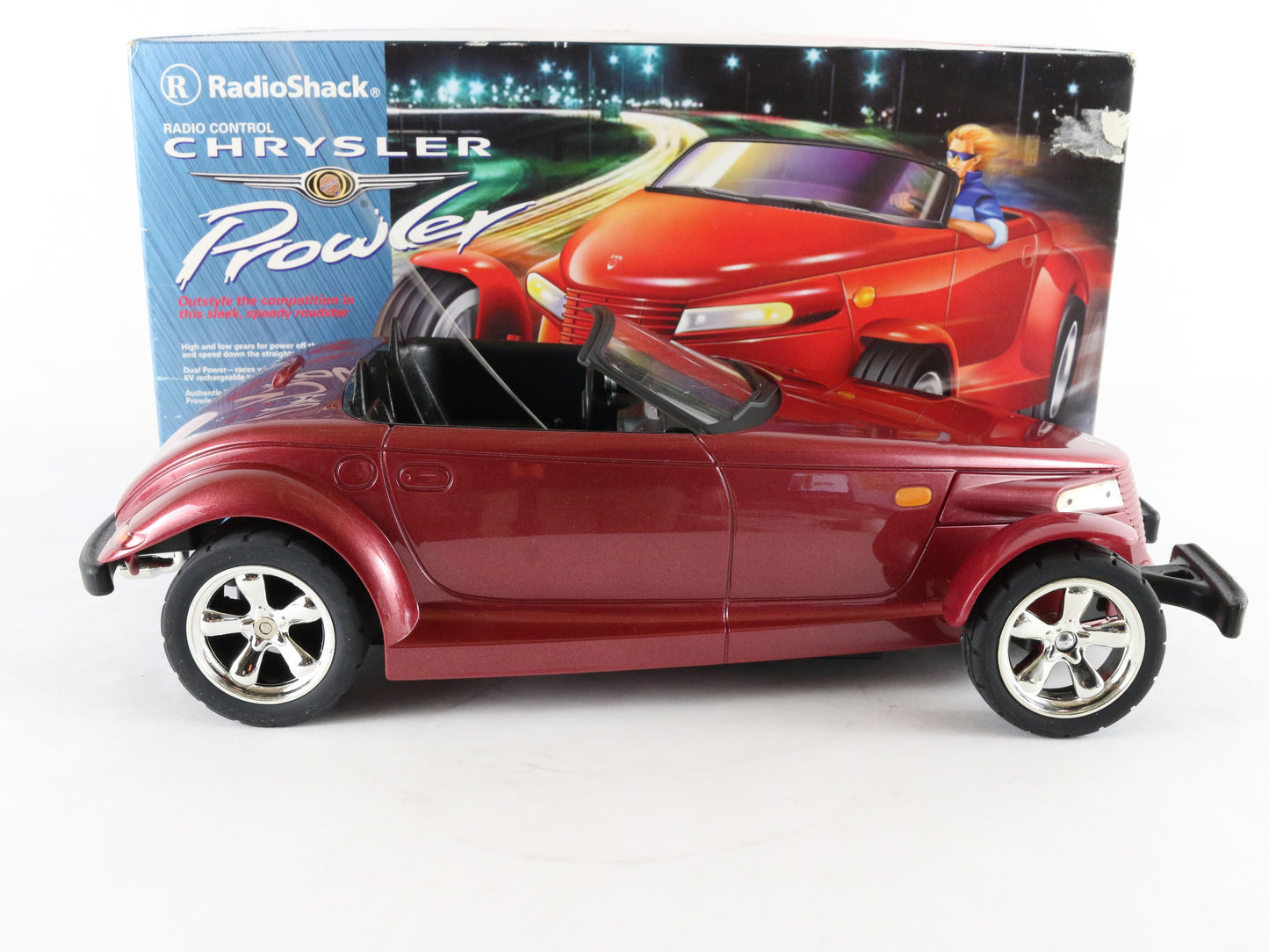 Chrysler Prowler Radio Shack RC Control Car W/ Box & Controller