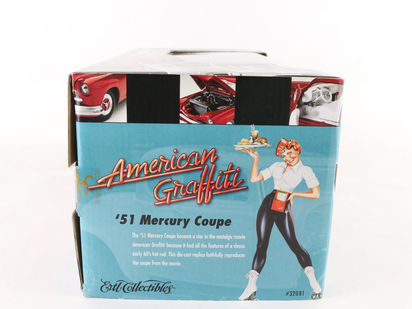 1951 '51 Mercury Coupe Purple American Graffiti ERTL 1:18 Sealed Model 32081