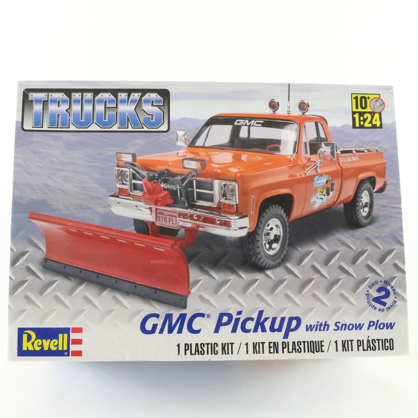 GMC Pickup Truck W/ Snow Plow Revell 1:24 Model Kit 85-7222