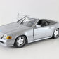 Mercedes Benz 600SL Silver Metal Model Car Welly 1:24