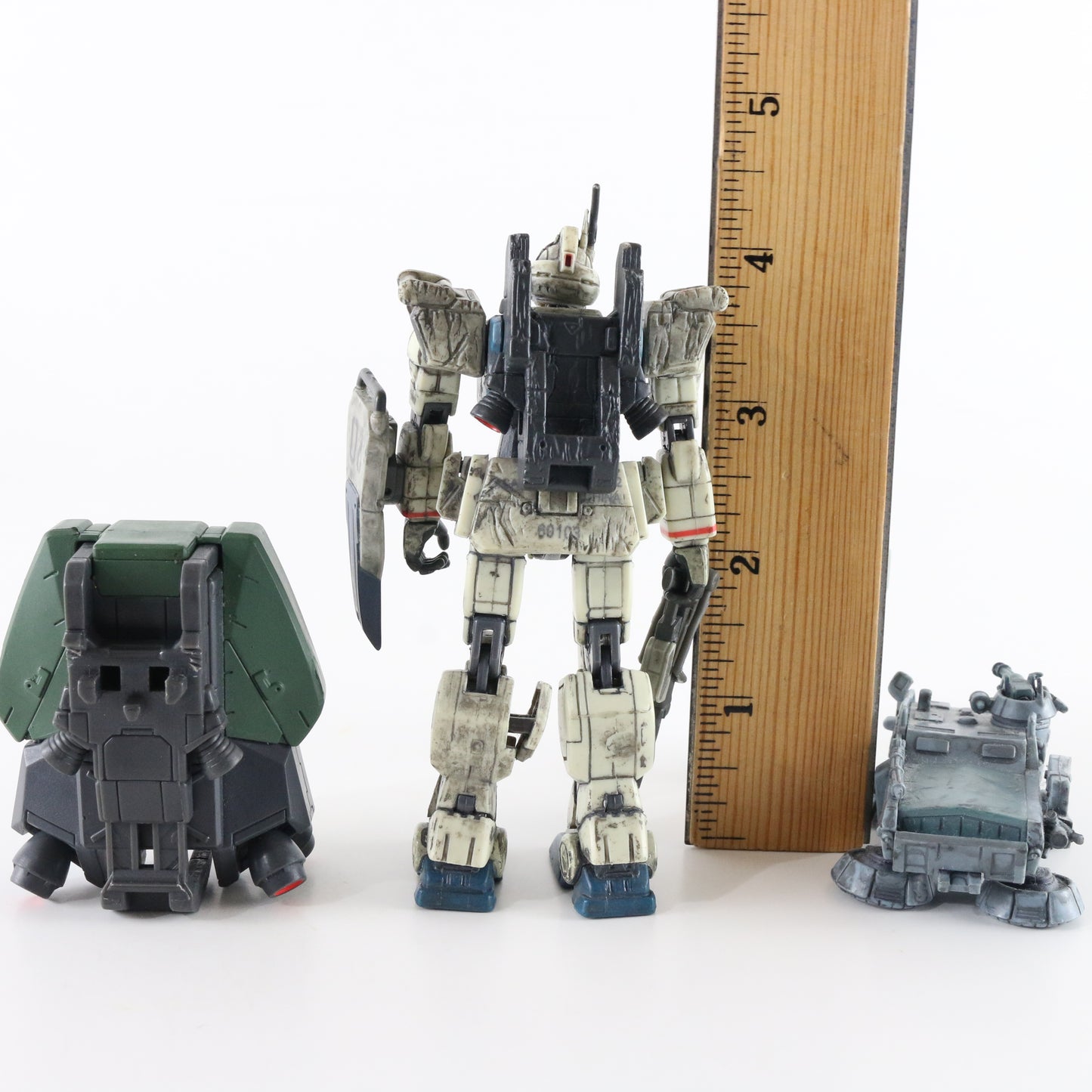 Gundam Battle Scarred Rx-79g Ez-8 Mobile Suit Bandai MSIA Action Figure 4.5"