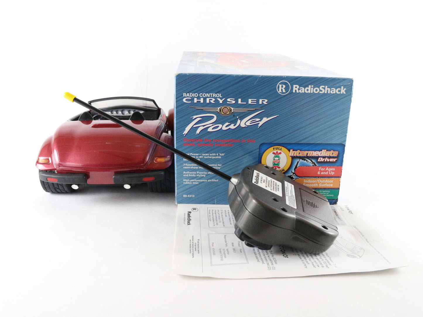 Chrysler Prowler Radio Shack RC Control Car W/ Box & Controller