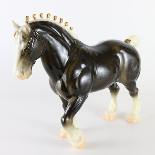 Breyer Major Clydesdale Stallion Tour Model Glossy Traditional Horse