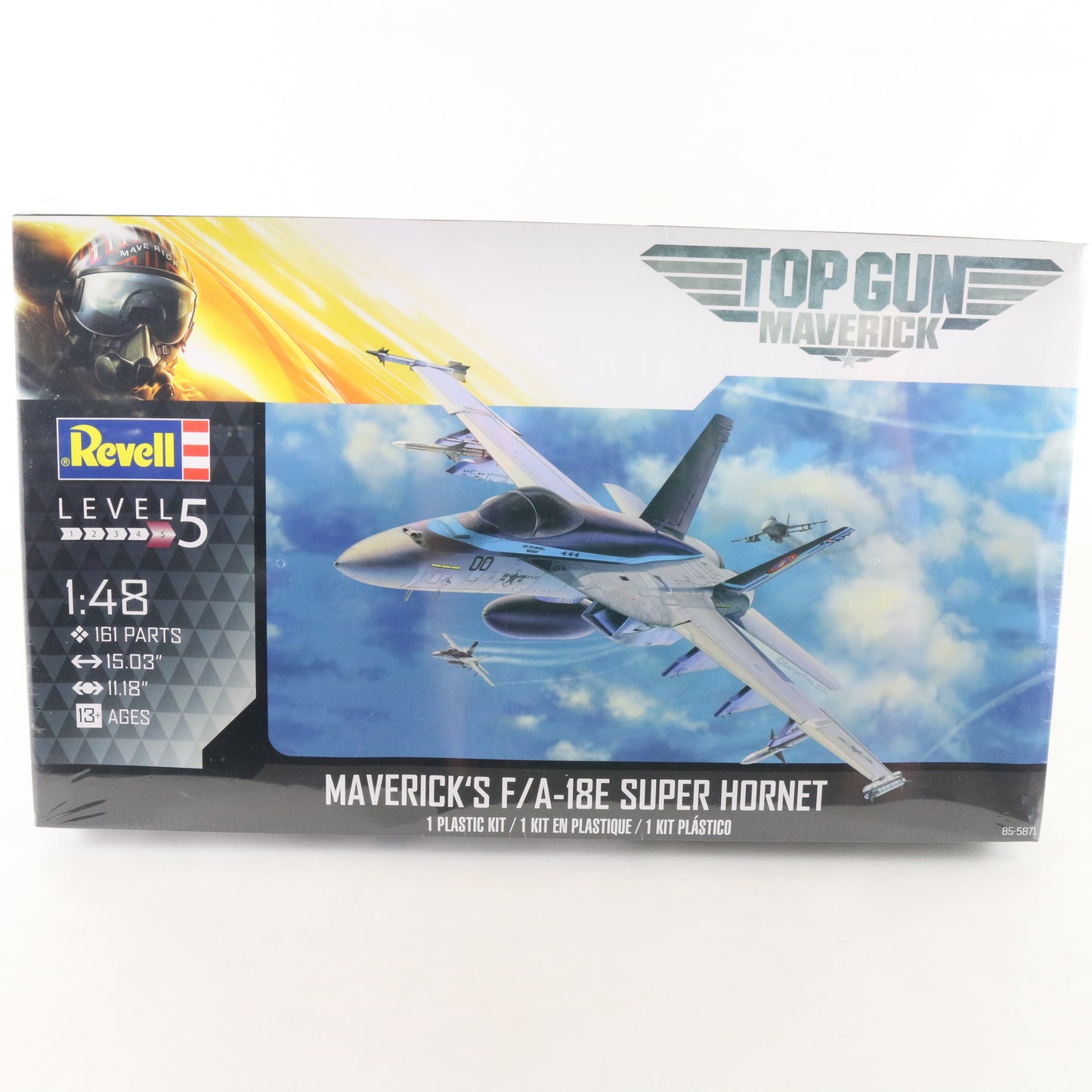 F/A-18E Super Hornet Fighter Plane Top Gun Maverick Revell 1:48 Kit 85-5871