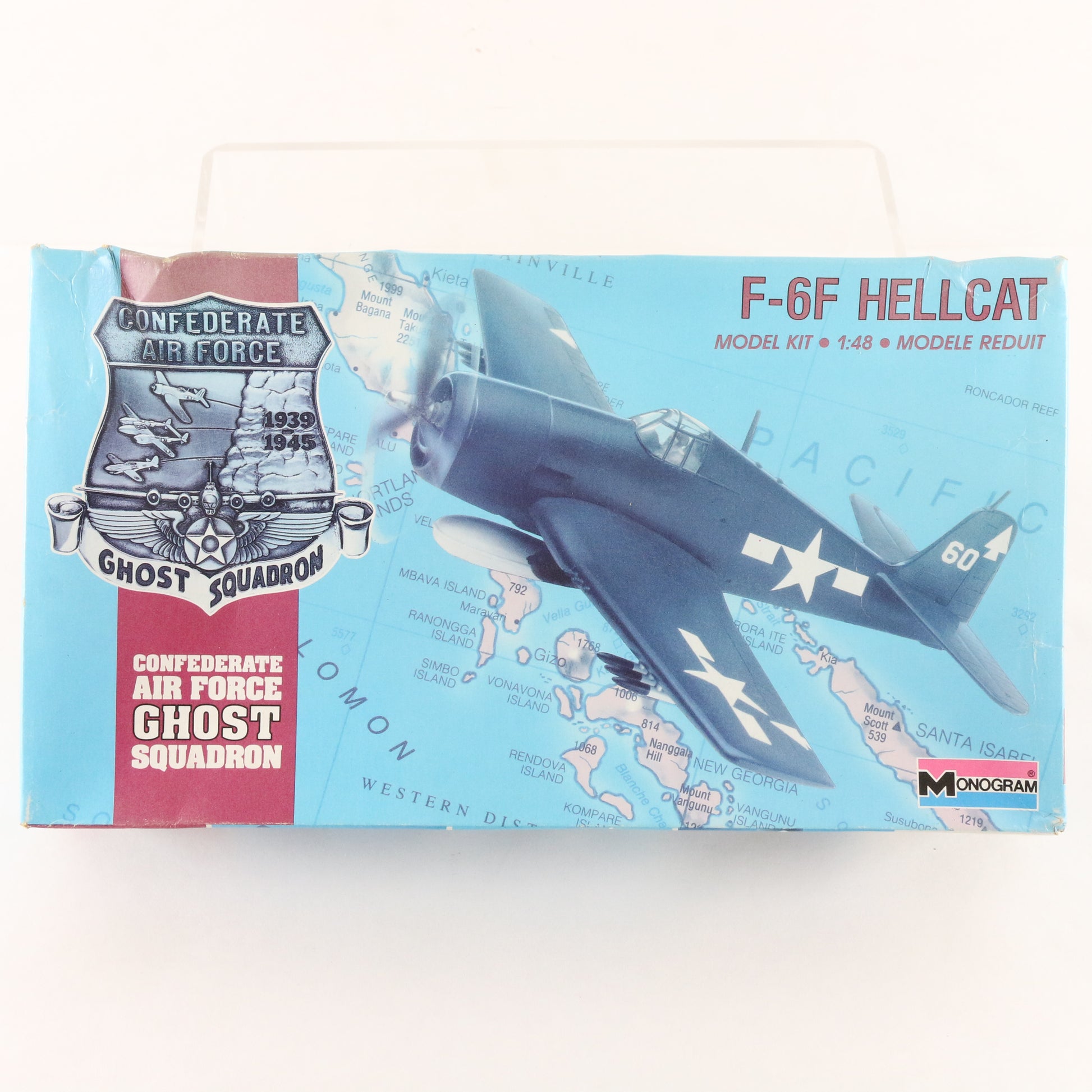 F-6F Hellcat Fighter Plane USAF Ghost Squadron Monogram 1:48 Model Kit 5211