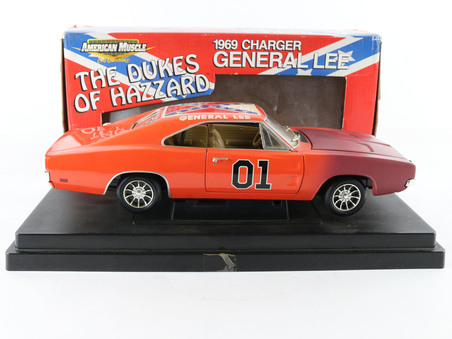 1969 Charger General Lee Dukes Hazzard Race Day American Muscle ERTL 1:18 Car