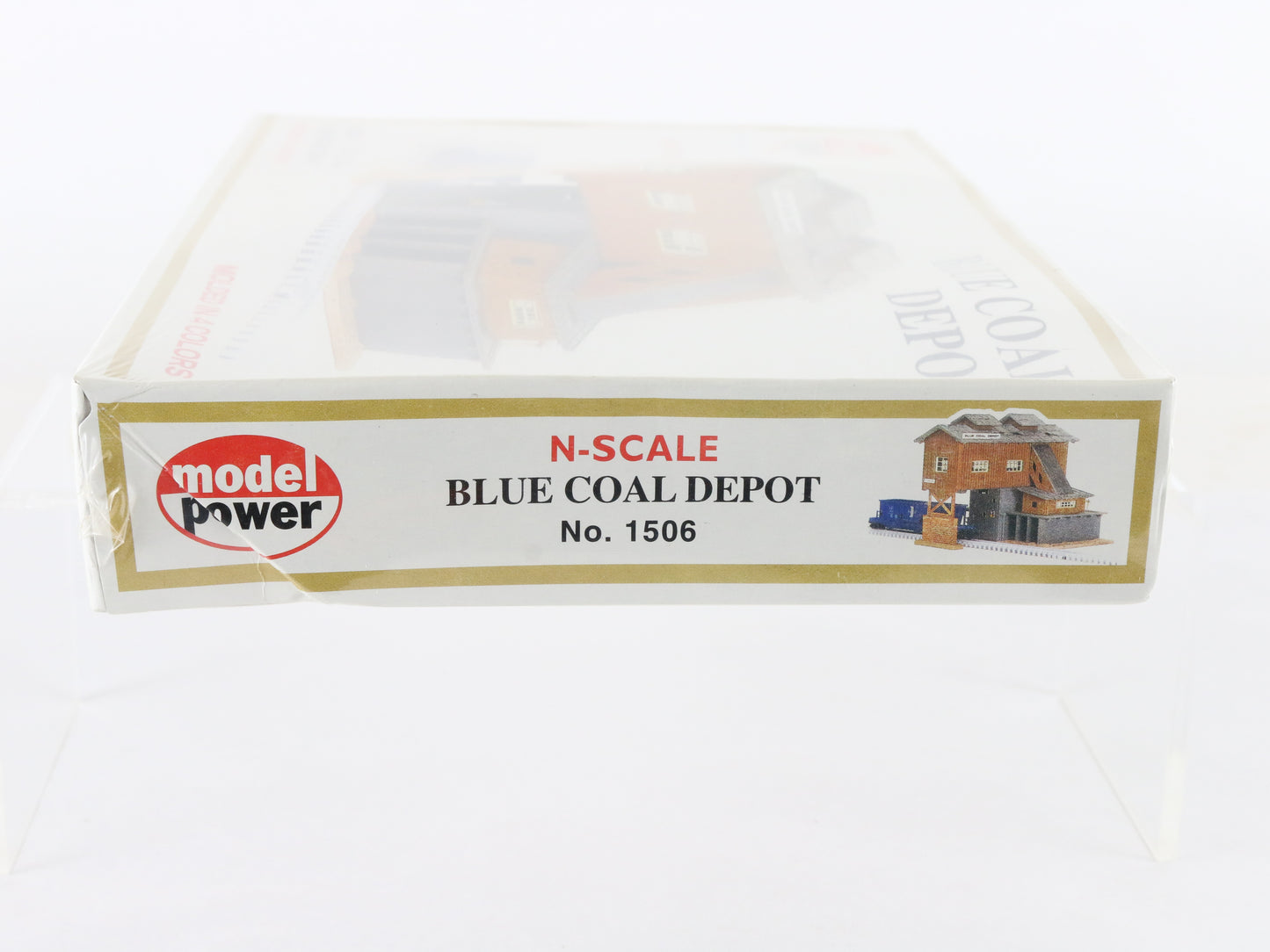 Model Power N 1506 Blue Coal Depot Train Layout Building Kit SEALED