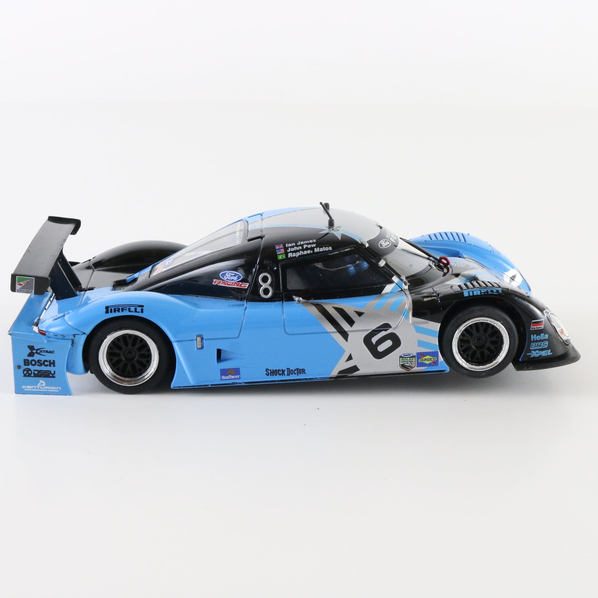 Sideways Riley MkXX #6 Firelli blue black Daytona 1:32 slot car