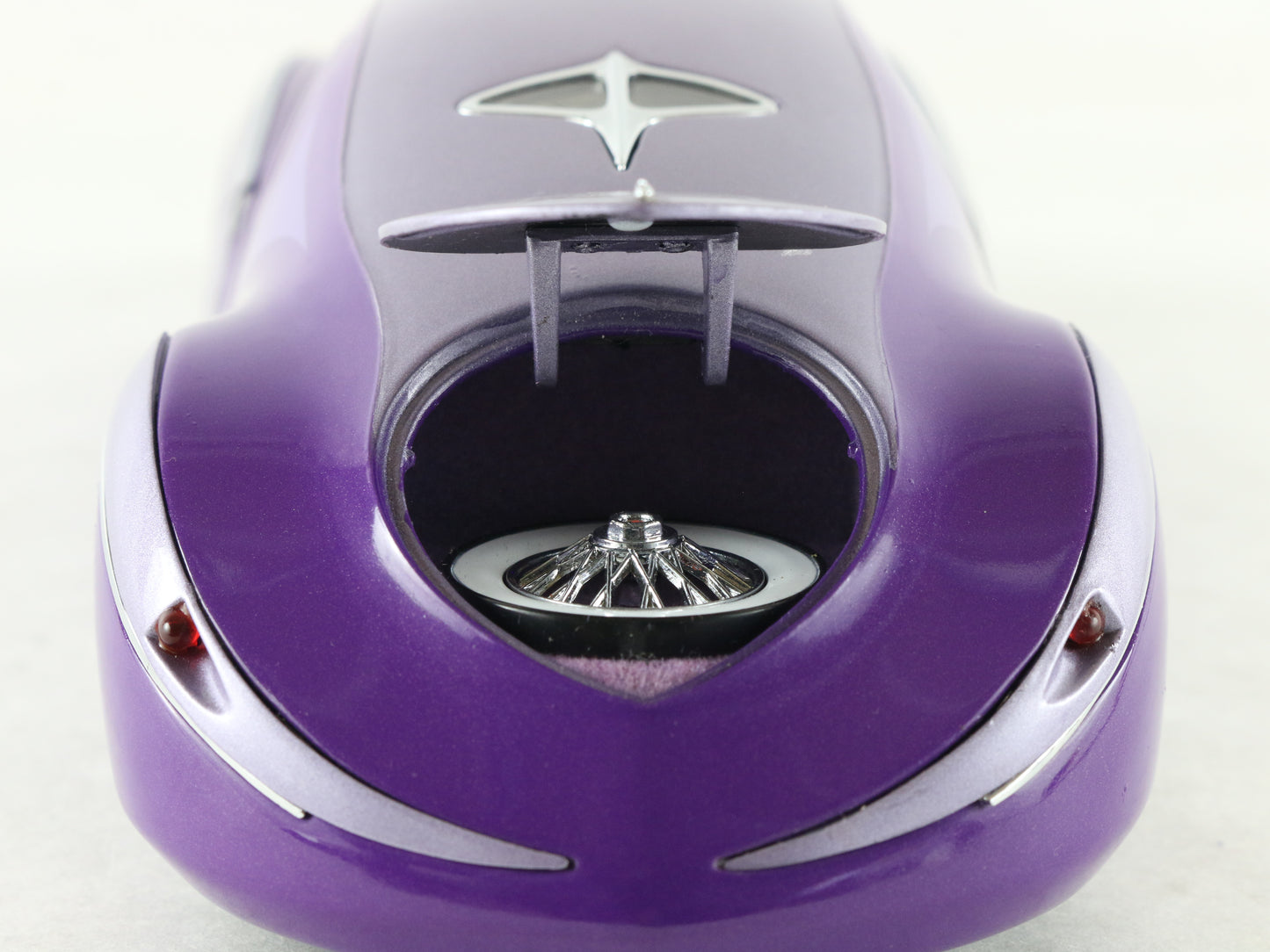 1939 Duesenberg Coupe Simone Purple Franklin Mint 1:24 Diecast Model Car