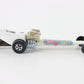 Vintage Hot Wheels Don Prudhomme Snake 1 Fuel Dragster White Mattel 1:64 5951002