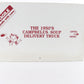 1950s White 3000 Campbells Soup Delivery Truck Red Danbury Mint 1:24 Diecast