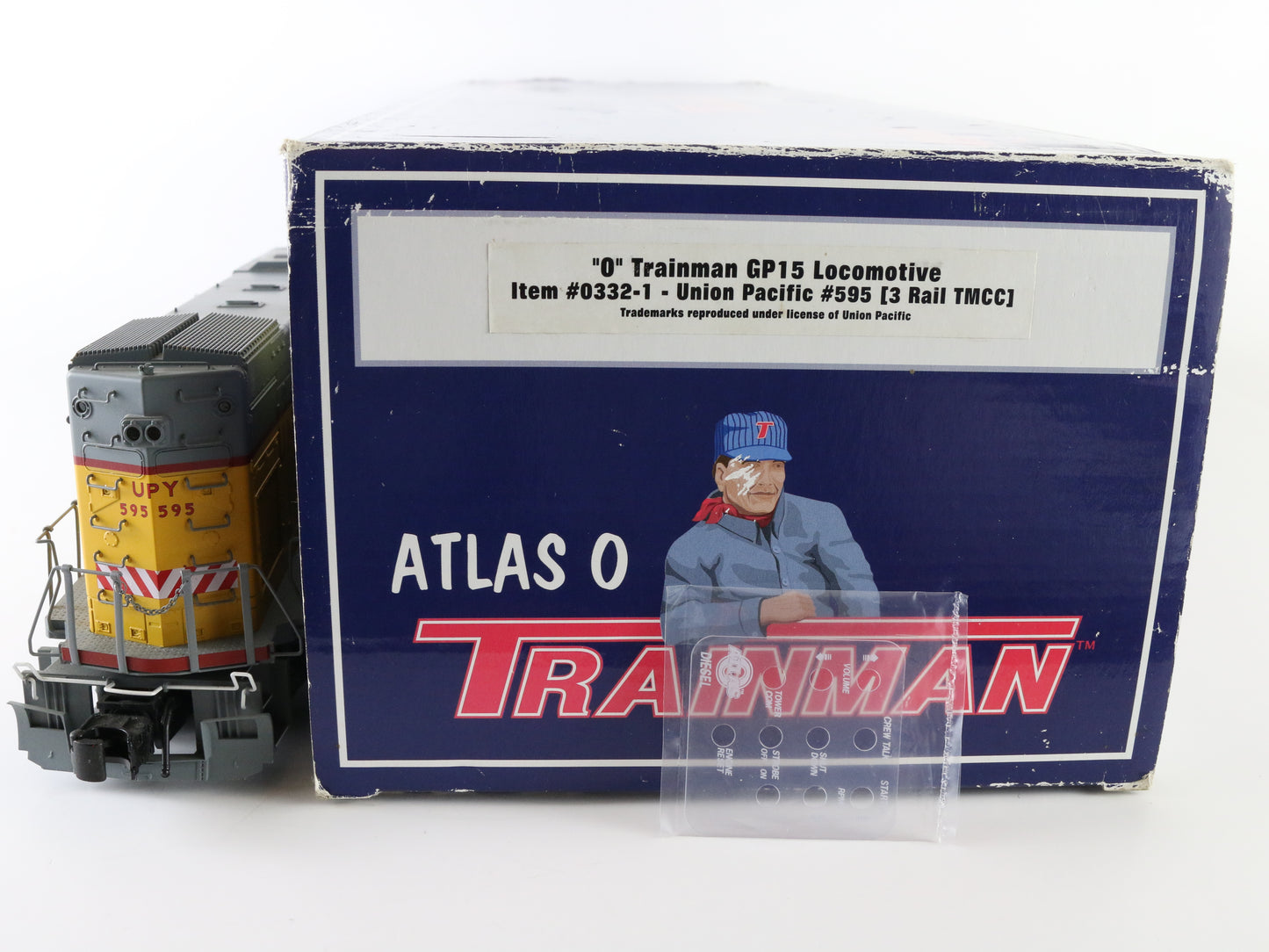 Atlas Trainman O Union Pacific GP15 Diesel Locomotive UPY #595 0332-1