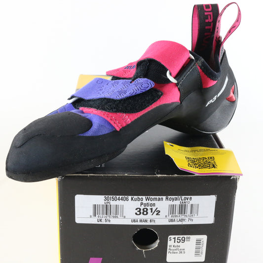 La Sportiva Kubo 38.5 Royal Love Potion Womens Climbing Shoes Size 7.5 USA