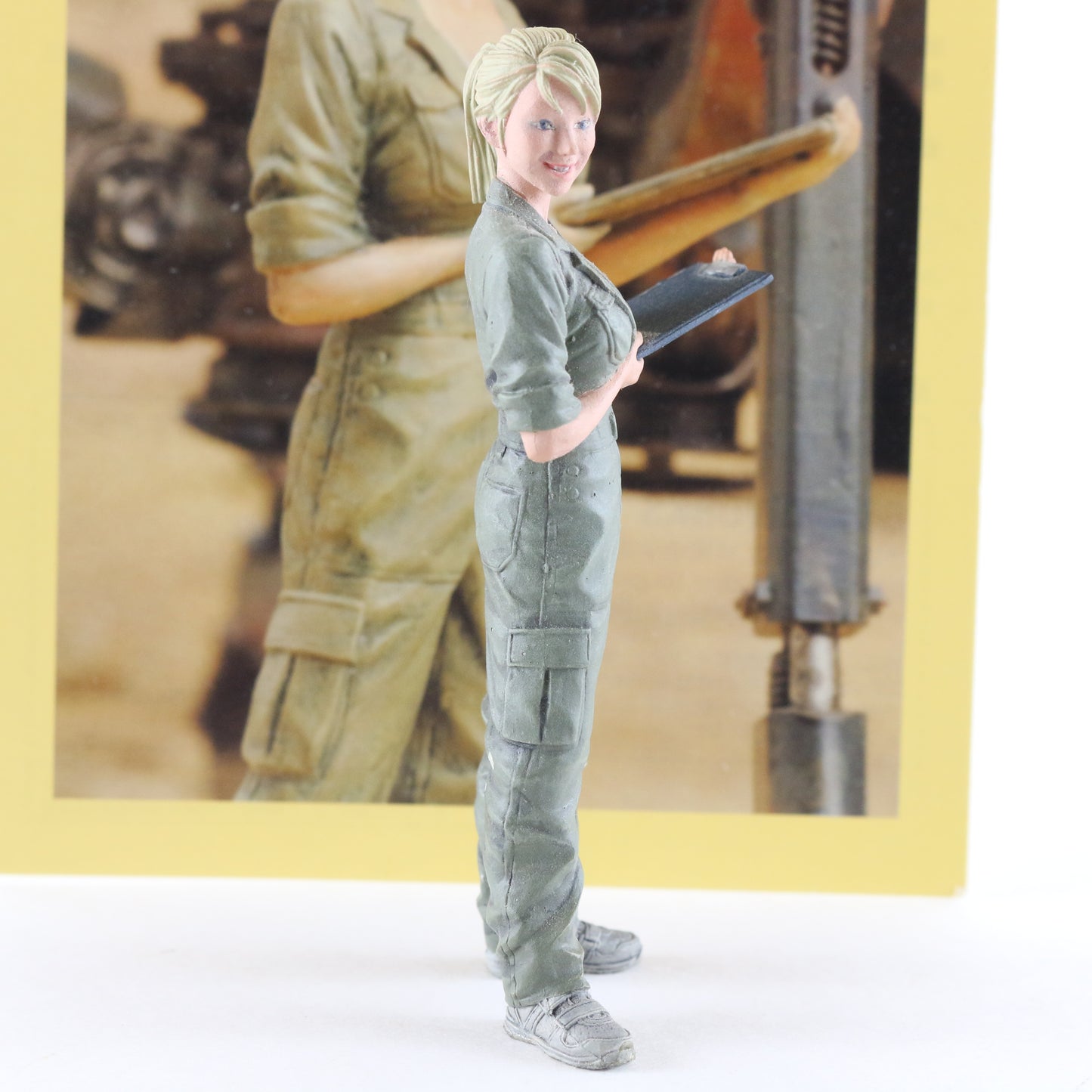 Ma.k Zbv3000 Female Mechanic (b) Series 4 Brick Works 1:20 Painted Maschinen K