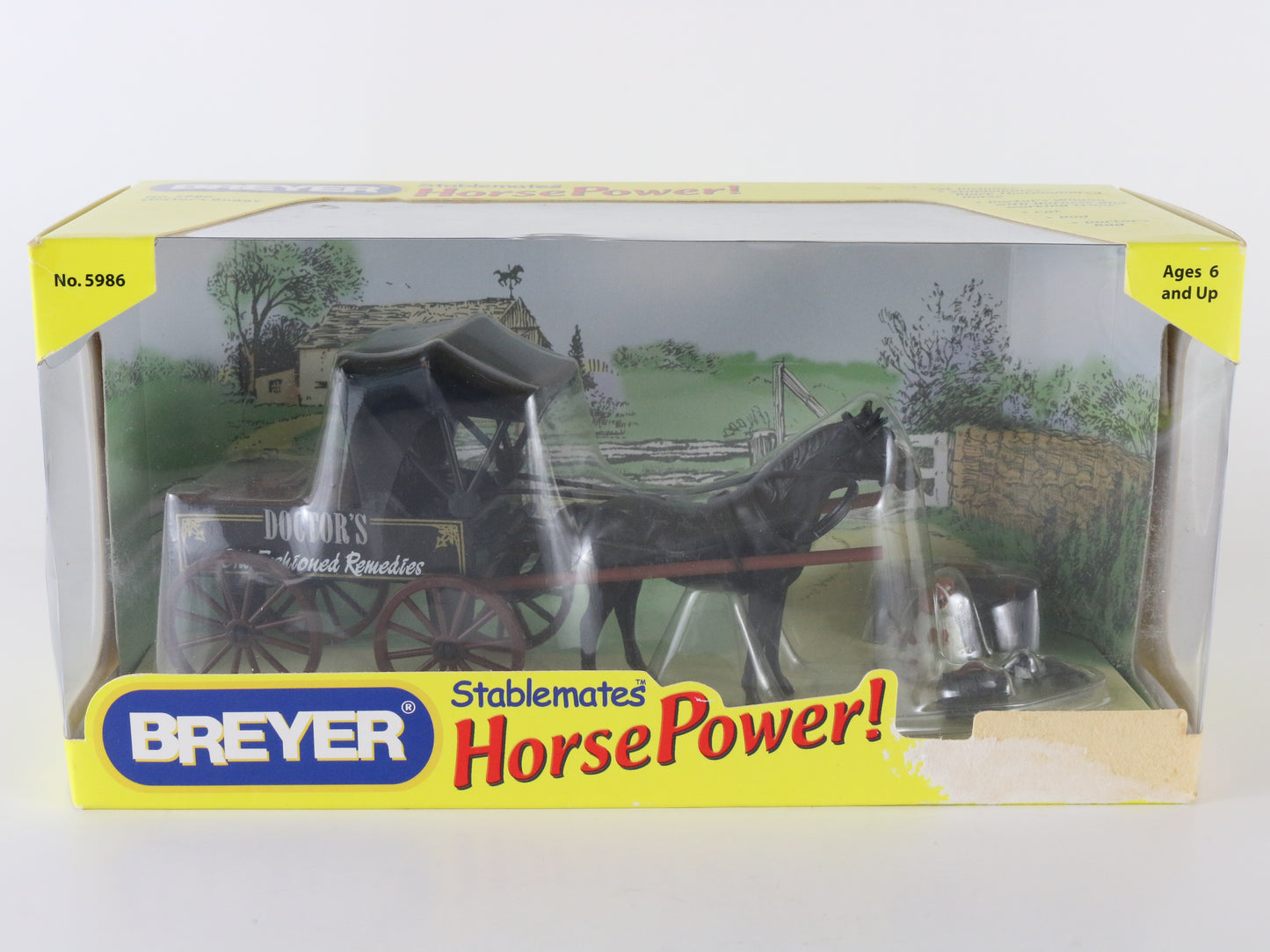 Breyer Doctors Buggy Stablemates Horse Power Horse Set 5986