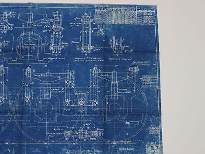 Santa Fe Spring Rigging Motive Power Train Blueprint 51-a 207 July 8 1927 52"