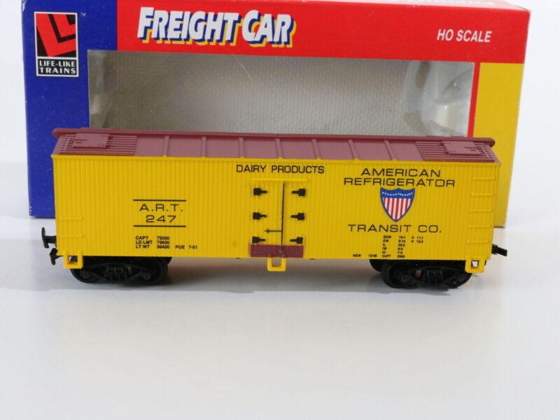 American Refrigerator Transit Art 247 Reefer Car Life Like Trains HO