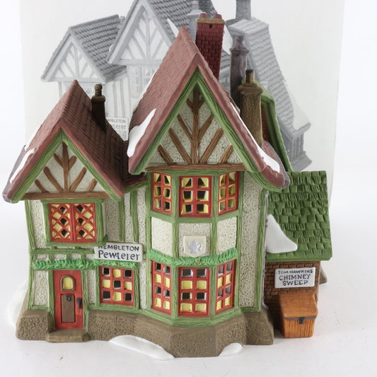 Dept 56 Dickens Village Hembleton Pewterer Christmas Building 5800-9