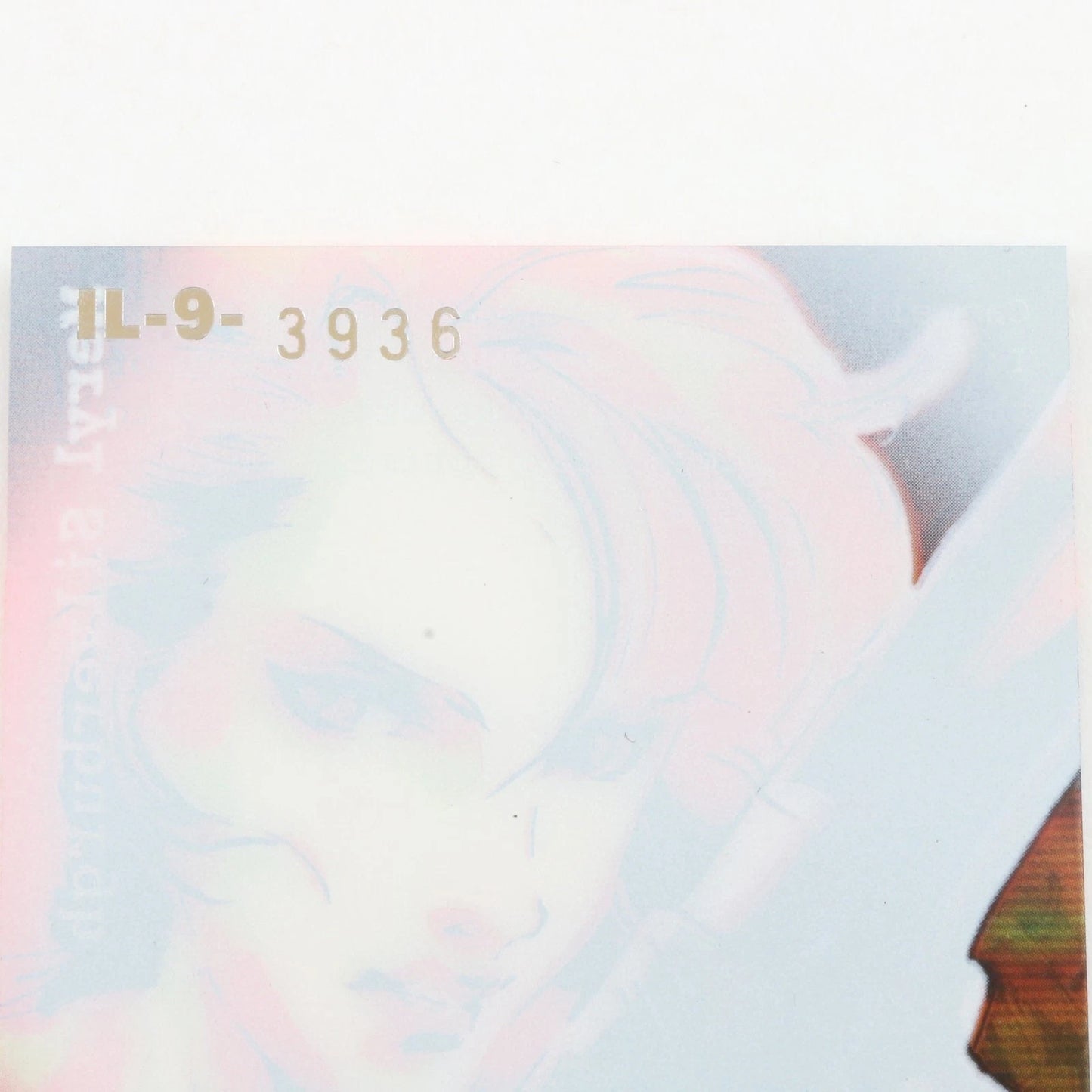 Metal Gear Solid Card 063 Meryl Silverburgh Il-9 Silver Serial 3936 Inverse Foil